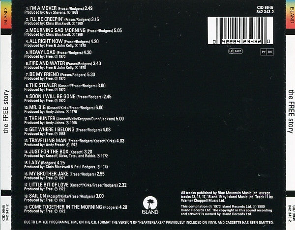 Free : The Free Story (CD, Comp, RE)