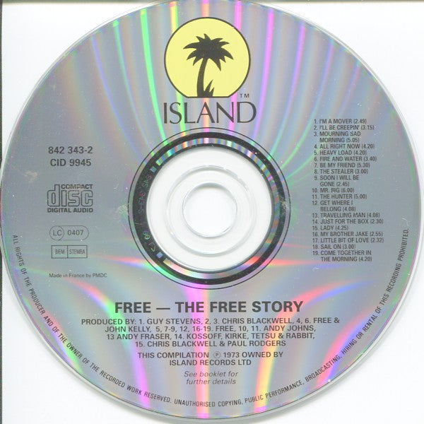 Free : The Free Story (CD, Comp, RE)