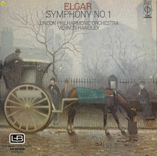 Sir Edward Elgar, London Philharmonic Orchestra, Vernon Handley : Symphony No.1 (LP)