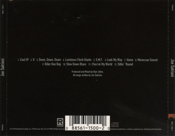 Joe Satriani : Joe Satriani (CD, Album)