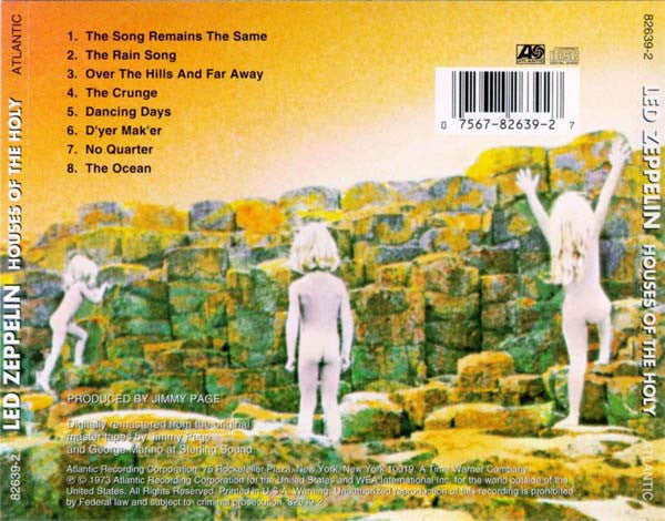 Led Zeppelin : Houses Of The Holy (CD, Album, RE, RM, SRC)