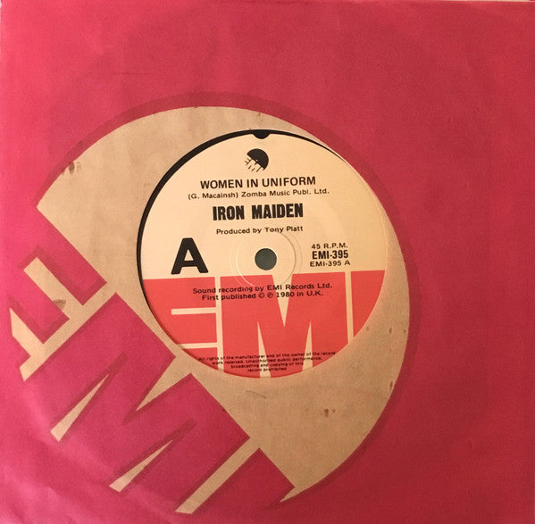 Iron Maiden : Women In Uniform (7", Single)