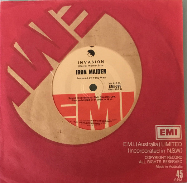 Iron Maiden : Women In Uniform (7", Single)