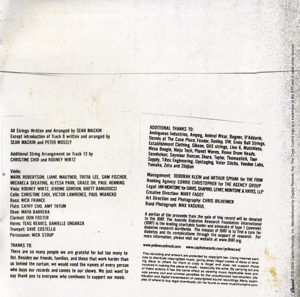 Yellowcard : Lights And Sounds (CD, Album, Copy Prot. + DVD-V, Multichannel, PAL, )