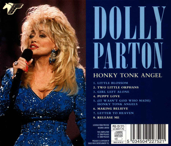 Dolly Parton : Honky Tonk Angel (CD, Comp)