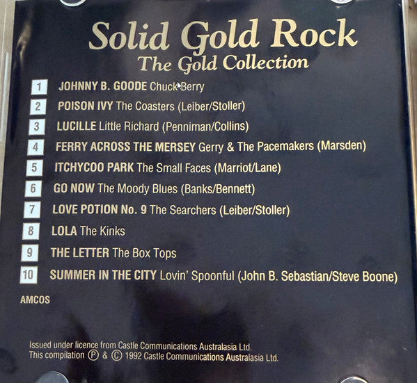 Various : Solid Gold Rock (CD, Comp)