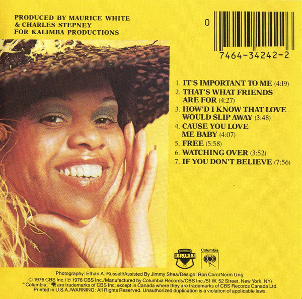 Deniece Williams : This Is Niecy (CD, Album, RE)