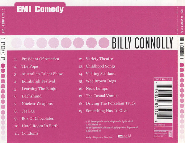 Billy Connolly : Billy & Albert - Billy Connolly At The Royal Albert Hall (CD)