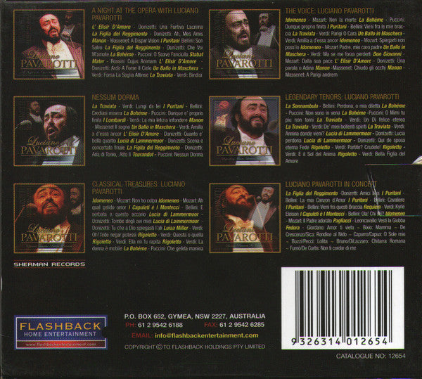 Luciano Pavarotti : Live Concert Collection Ten CD Pack (Box + 10xCD, Comp)