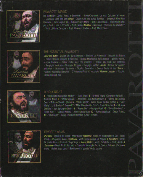 Luciano Pavarotti : Live Concert Collection Ten CD Pack (Box + 10xCD, Comp)