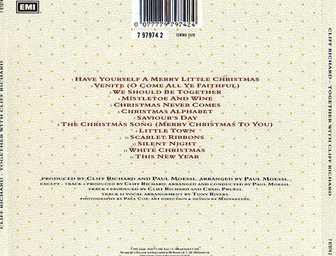 Cliff Richard : Together With Cliff Richard (CD, Comp)