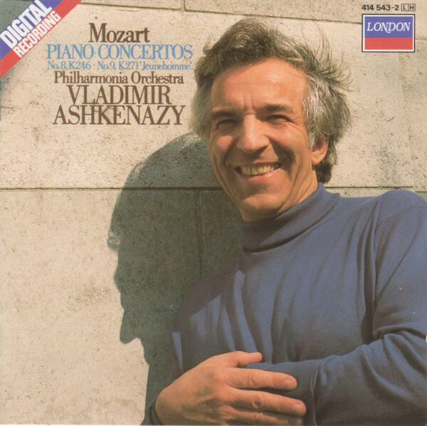 Mozart* / Vladimir Ashkenazy, Philharmonia Orchestra : Piano Concertos No. 8, K246 & No. 9, K271 (CD, Album)