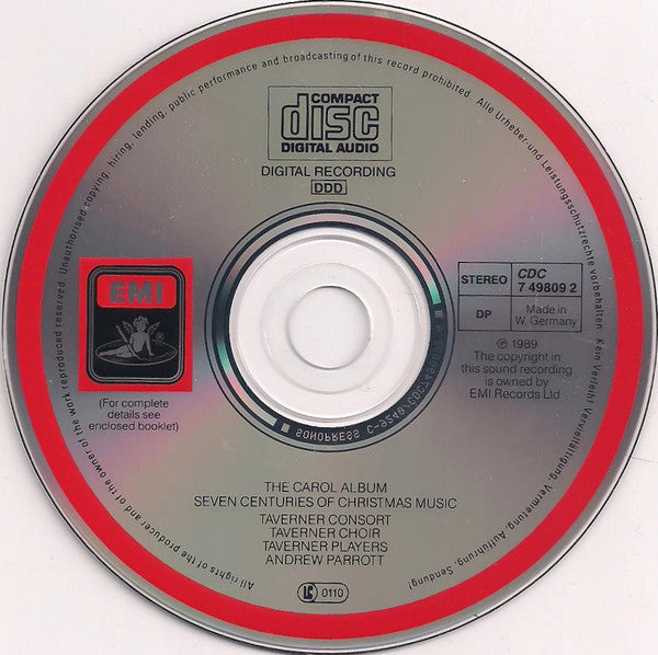 Andrew Parrott - Taverner Consort, Taverner Choir & Taverner Players : The Carol Album: Seven Centuries Of Christmas Music (CD, Album)