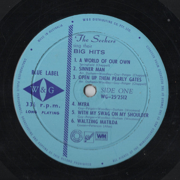 Seekers* : The Seekers Sing Their Big Hits (LP, Comp, Mono)