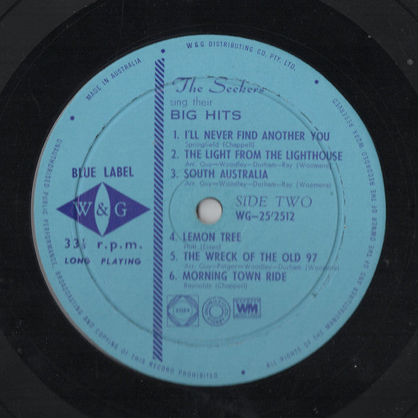 Seekers* : The Seekers Sing Their Big Hits (LP, Comp, Mono)