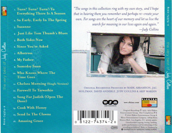 Judy Collins : The Very Best Of Judy Collins (CD, Comp)