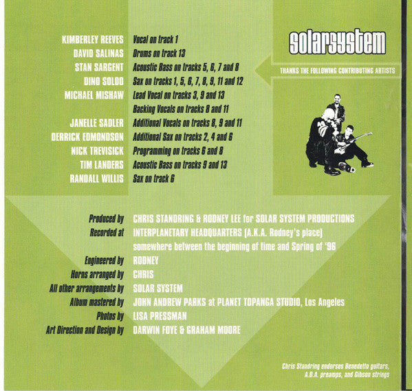 Solar System (9) : Solar System (CD, Album)