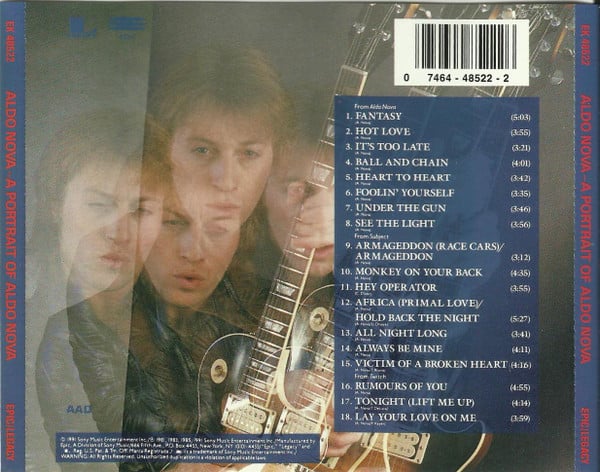 Aldo Nova : A Portrait Of Aldo Nova (CD, Comp)