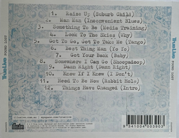True Live : Found Lost (CD, Album)