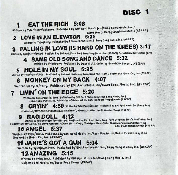 Aerosmith : A Little South Of Sanity (2xCD, Album)