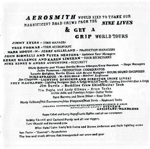 Aerosmith : A Little South Of Sanity (2xCD, Album)