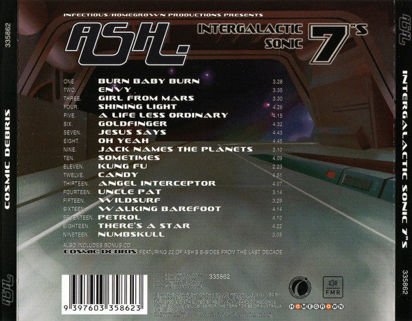 Ash : Intergalactic Sonic 7"s (2xCD, Comp)