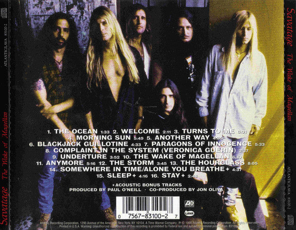 Savatage : The Wake Of Magellan (CD, Album)