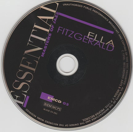 Ella Fitzgerald : Ella Fitzgerald (CD, Comp)