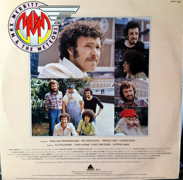 Max Merritt & The Meteors* : A Little Easier (LP, Album)