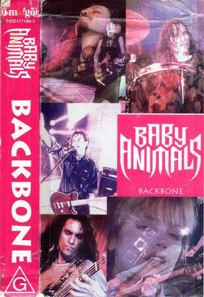 Baby Animals : At The End Of The Day / Backbone (VHS, Single, PAL)