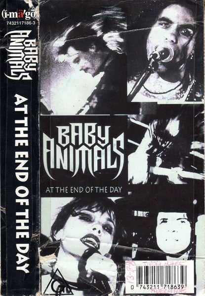 Baby Animals : At The End Of The Day / Backbone (VHS, Single, PAL)