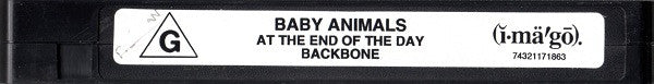 Baby Animals : At The End Of The Day / Backbone (VHS, Single, PAL)