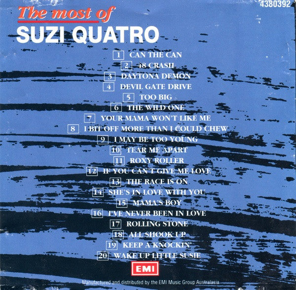 Suzi Quatro : The Most Of Suzi Quatro (CD, Comp)