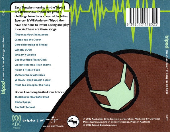 Tripod : About An Hour Of Song-In-An-Hour (CD, Comp)