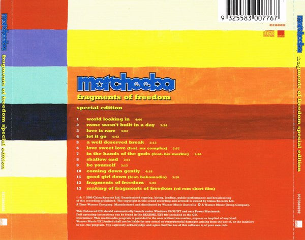 Morcheeba : Fragments Of Freedom (CD, Album, Enh, S/Edition)