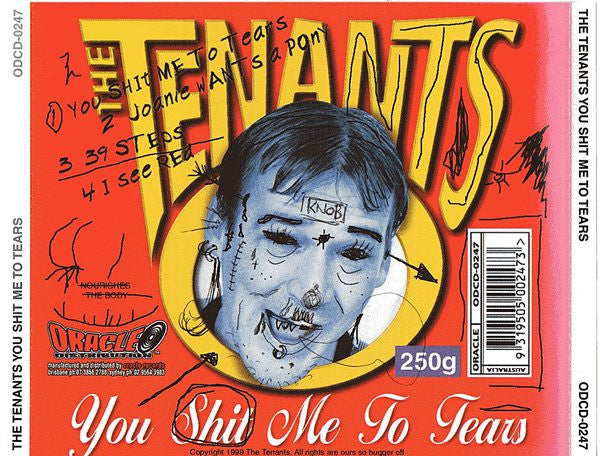 The Tenants (3) : You Shit Me To Tears (CD, Single)