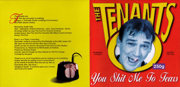 The Tenants (3) : You Shit Me To Tears (CD, Single)