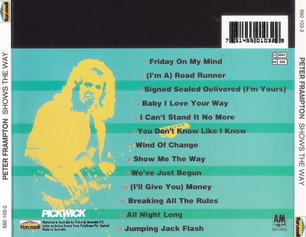 Peter Frampton : Shows The Way (CD, Comp, RE)