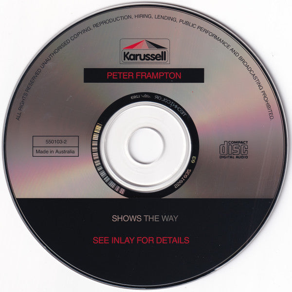 Peter Frampton : Shows The Way (CD, Comp, RE)