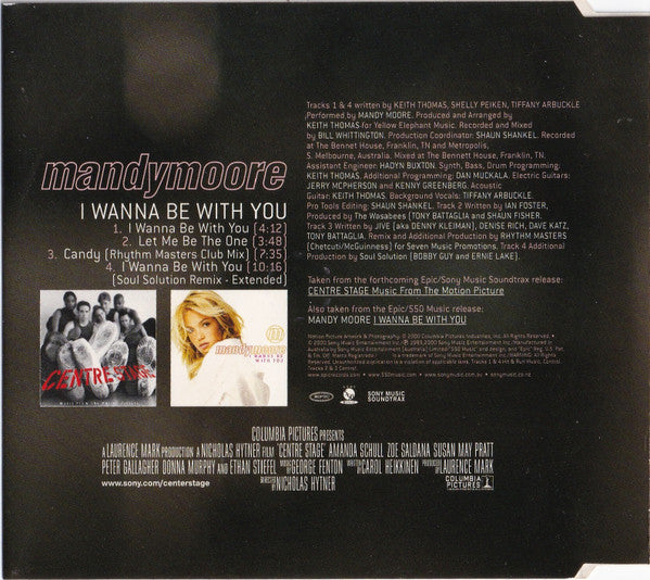 Mandy Moore : I Wanna Be With You (CD, Single)
