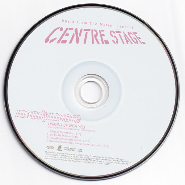 Mandy Moore : I Wanna Be With You (CD, Single)