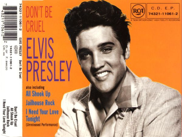 Elvis Presley : Don't Be Cruel (CD, EP, Mono)