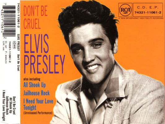 Elvis Presley : Don't Be Cruel (CD, EP, Mono)