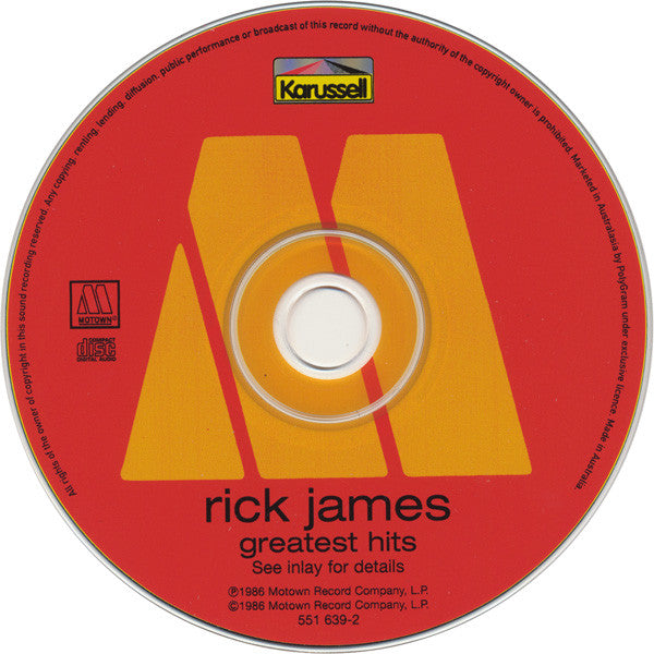 Rick James : Greatest Hits (CD, Comp)