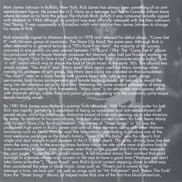 Rick James : Greatest Hits (CD, Comp)