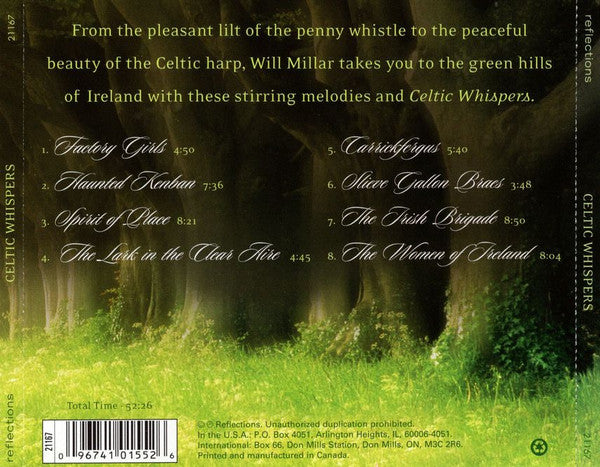 Will Millar, Sean O'Riada* : Celtic Whispers (CD)