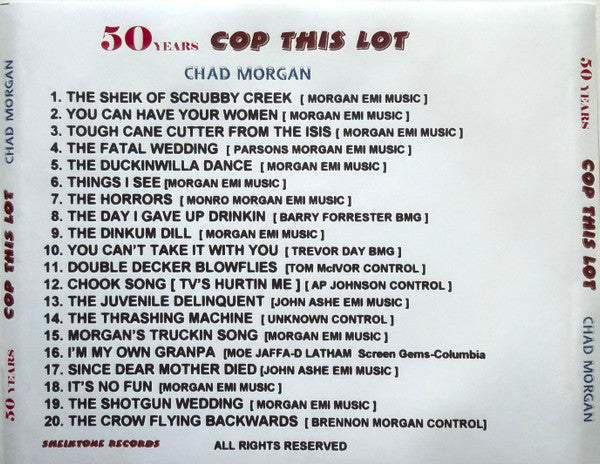 Chad Morgan : 50 Years - Cop This Lot (CDr, Comp)