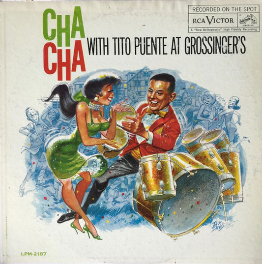 Tito Puente : Cha Cha With Tito Puente At Grossinger's (LP, Mono)