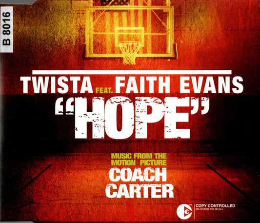 Twista Featuring Faith Evans : Hope (CD, Single, Copy Prot.)