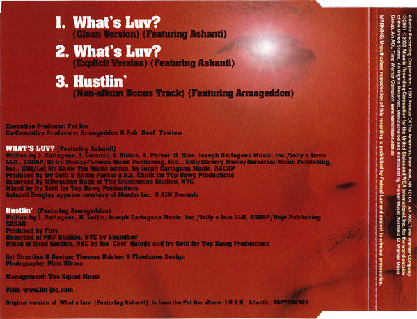 Fat Joe : What's Luv? (CD, Single)